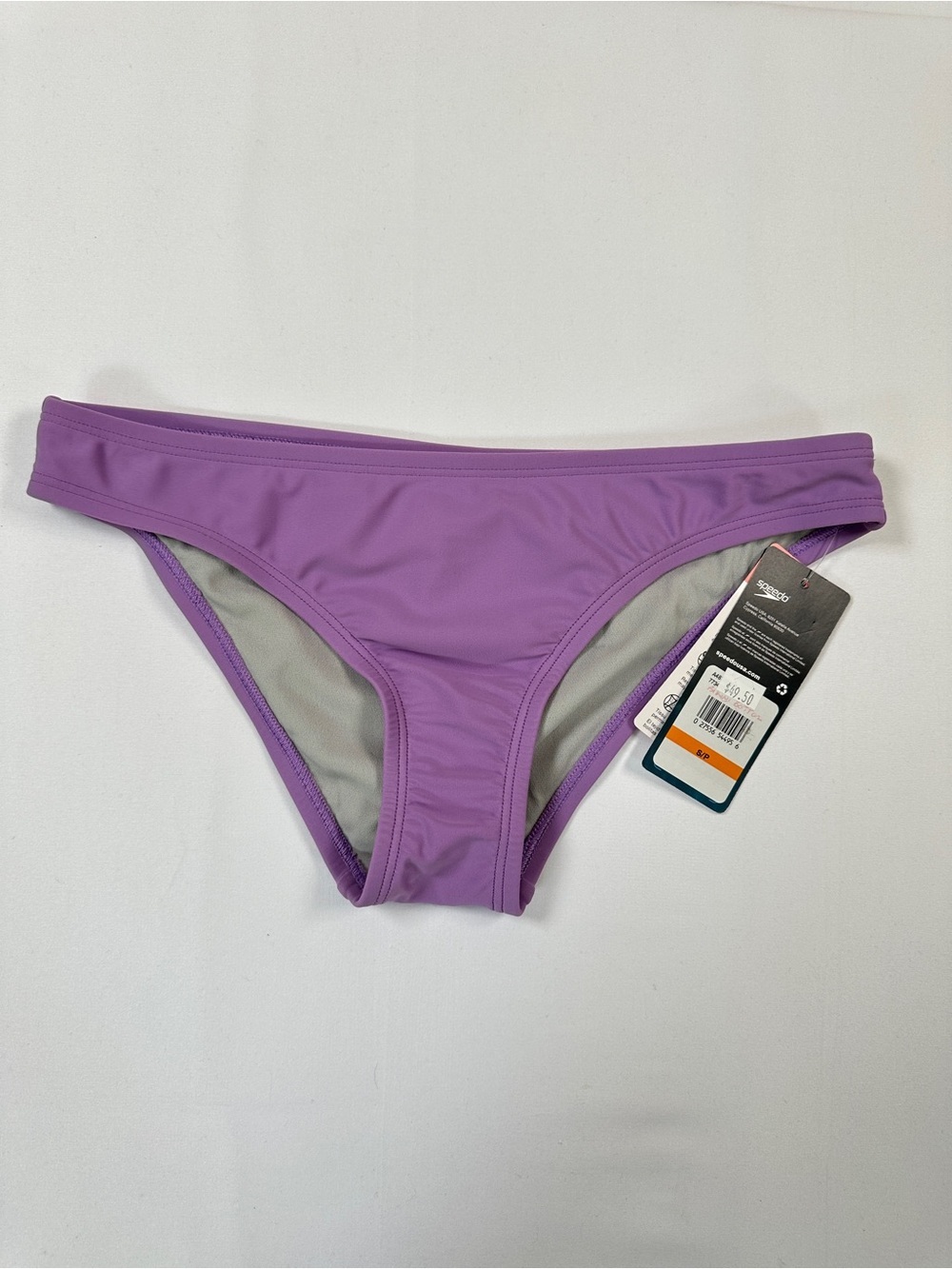 Speedo Bikini Bottom Purple Contemporary Cut Size S NWT